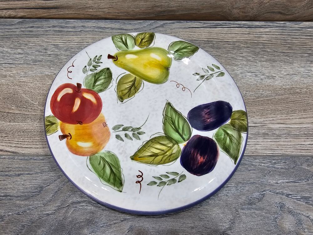 Oneida Vintage Fruit Hand Painted Salad Plate Discontinued Pattern
